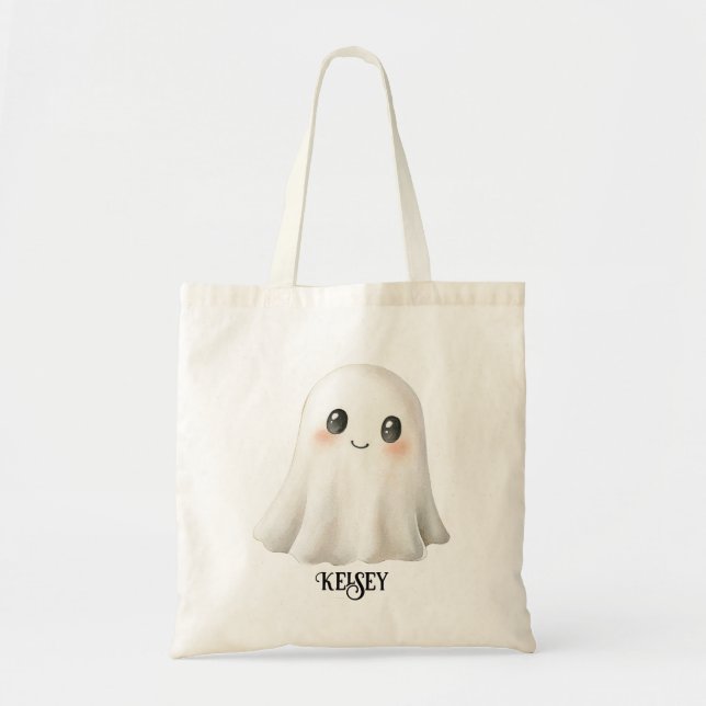 Bolsa personalizada para niños de Halloween para t (Frente)