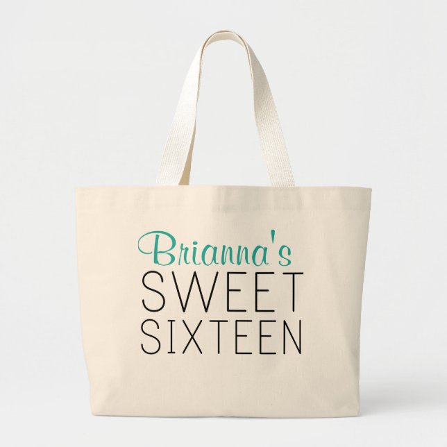 Bolsa personalizada Sweet 16 (Frente)