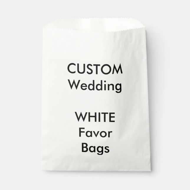Bolsa personalizado de BLANCO a favor del papel (Anverso)