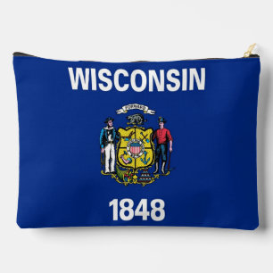 Bolsa Print Cut Sew con la bandera de Wisconsin