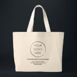 Bolsa promocional con logotipo simple, empresa o t<br><div class="desc">Añade tu logotipo y texto para crear un personalizado genial para tu negocio,  tienda o evento. Estas bolsas son excelentes para marketing y promociones.</div>