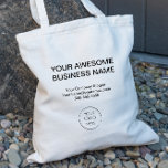 Bolsa promocional con logotipo simple, empresa o t<br><div class="desc">Añade tu logotipo y texto para crear un personalizado genial para tu negocio,  tienda o evento. Estas bolsas son excelentes para marketing y promociones.</div>