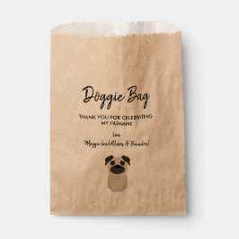 Bolsa Pug Doggie para Boda, bolsas favoritas de tr