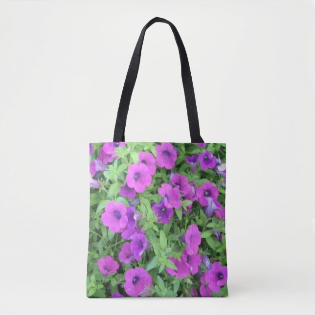 Bolsa púrpura de Petunias (Anverso)