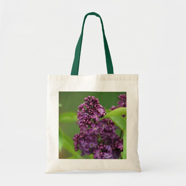 Bolsa púrpura de tocador de lilac (Frente)