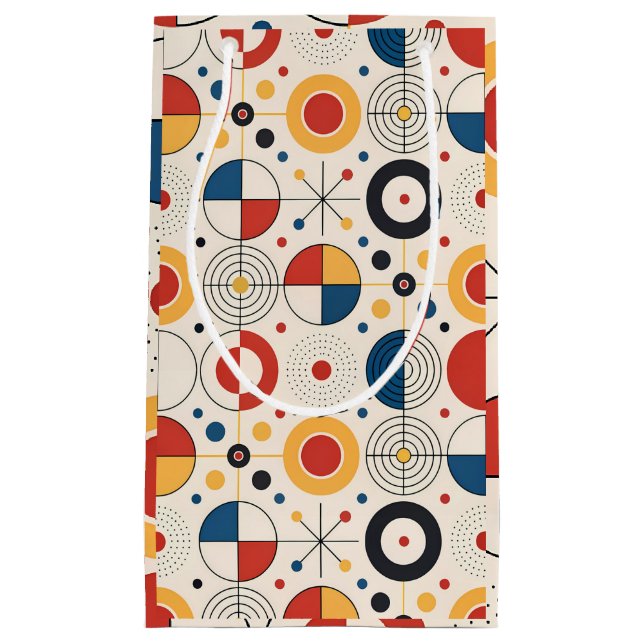 Bolsa regalo diseño geométrico (Anverso)