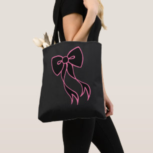 Bolsa retro bow tote