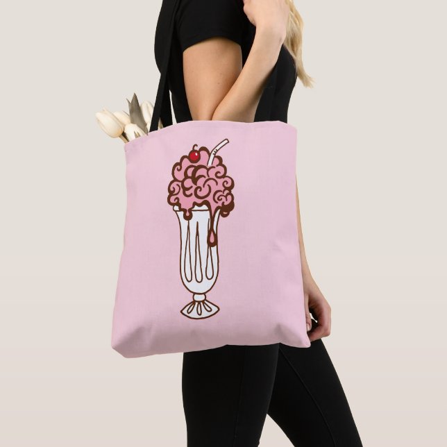 Bolsa Retro Cherry Soda Tote (Detalle)
