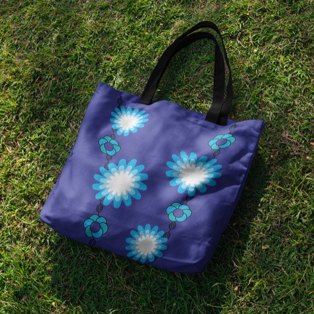 Bolsa retro floral Garland Tote (Subido por el creador)