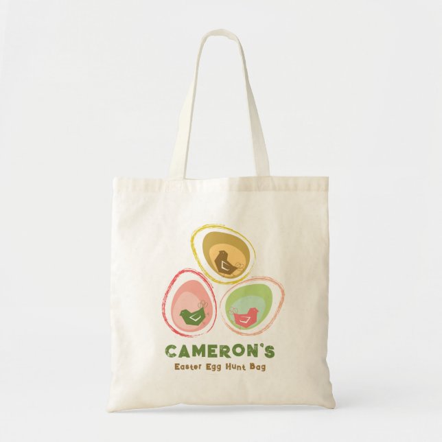 Bolsa Retro Pastel Pollitas Chic Lindo Cazador de  (Frente)