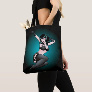 Bolsa Retro Tote Bag 50 Chica De Pinup Amigable Co