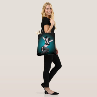 Bolsa Retro Tote Bag 50 Chica De Pinup Amigable Co