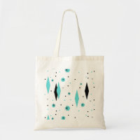 Bolsa retro turquesa y estribillos