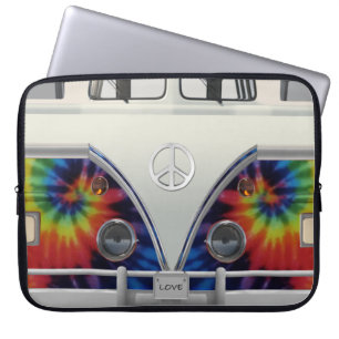 Bolsa Retro Van Laptop con placa de licencia "LOVE