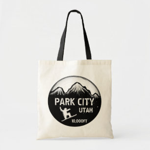 Bolsa reutilizable de arte negro para snowboard en