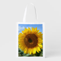 Bolsa reutilizable de girasol