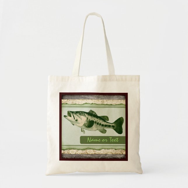Bolsa reutilizable de personalizable de pescado ve (Frente)