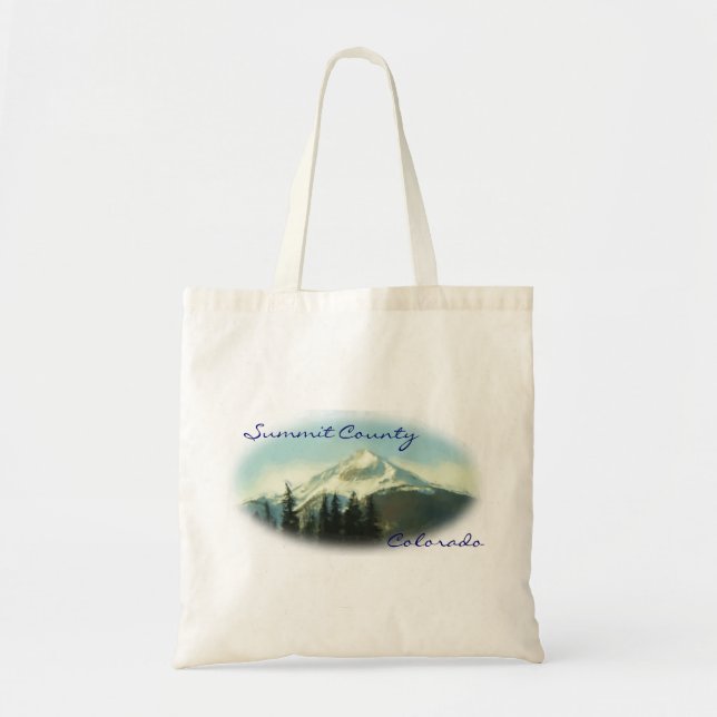 Bolsa reutilizable del condado de Summit Colorado (Frente)