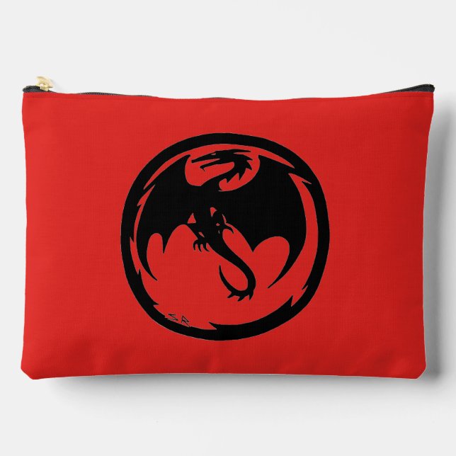 Bolsa roja Black Dragon (Anverso)