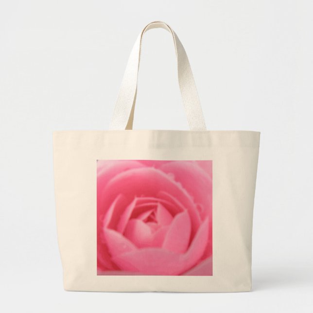Bolsa rosa de camellia Tote (Frente)