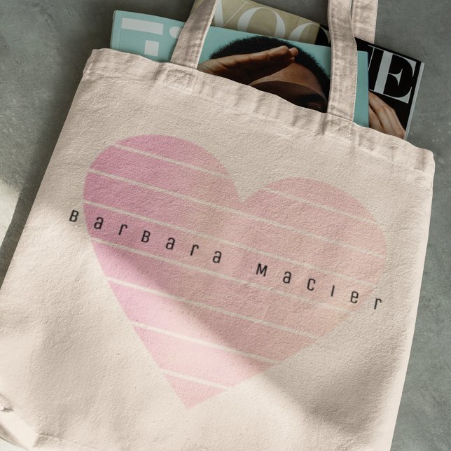 Bolsa rosa de corazón de amor para una mujer elega (Subido por el creador)