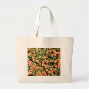 Bolsa rosa de Zinnias
