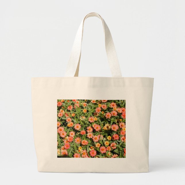 Bolsa rosa de Zinnias (Frente)