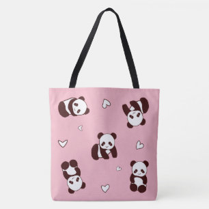 Bolsa rosa Panda Tote