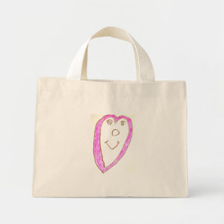 Bolsa rosa para el corazón