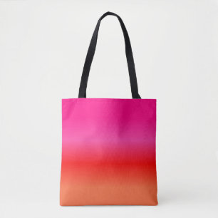 Bolsa rosa, roja y gradiente Naranja