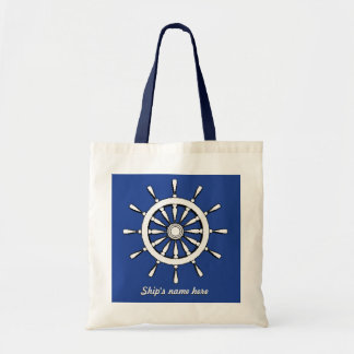 Bolsa - Rueda y nombre del buque