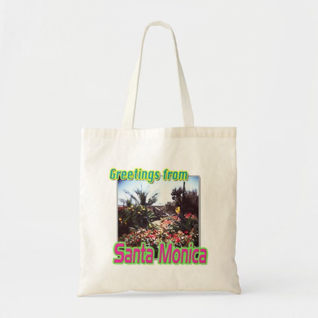 Bolsa "Saludos desde el Jardín de Santa Mónica" (Frente)