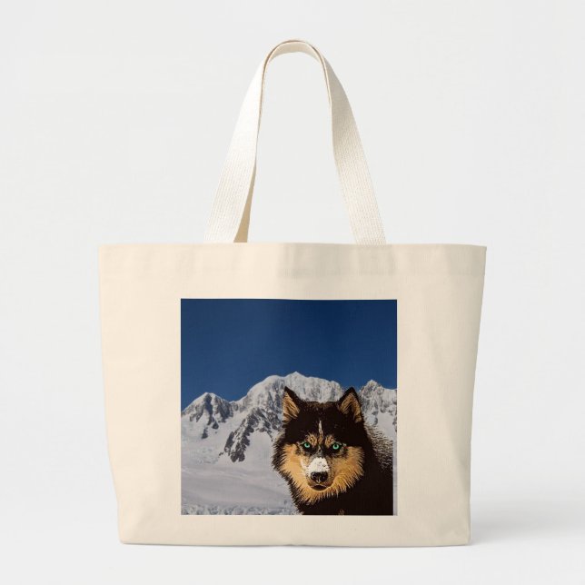 Bolsa Siberian Husky Tote (Frente)