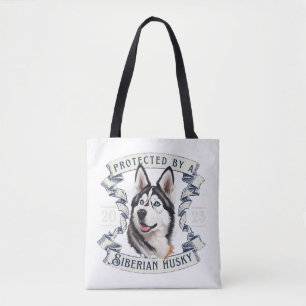 Bolsa Siberian Husky Tote