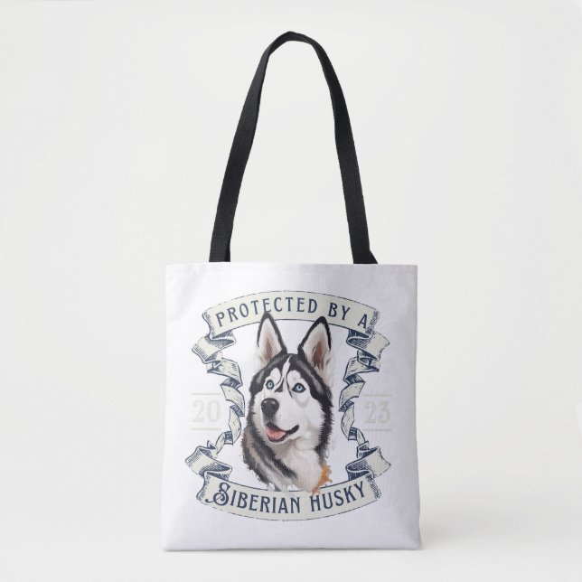 Bolsa Siberian Husky Tote (Anverso)