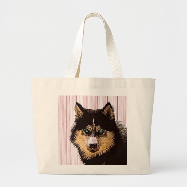 Bolsa Siberian Husky Tote (Frente)