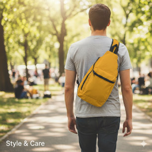 Bolsa Stylish de Tela con Estampado de Marigold