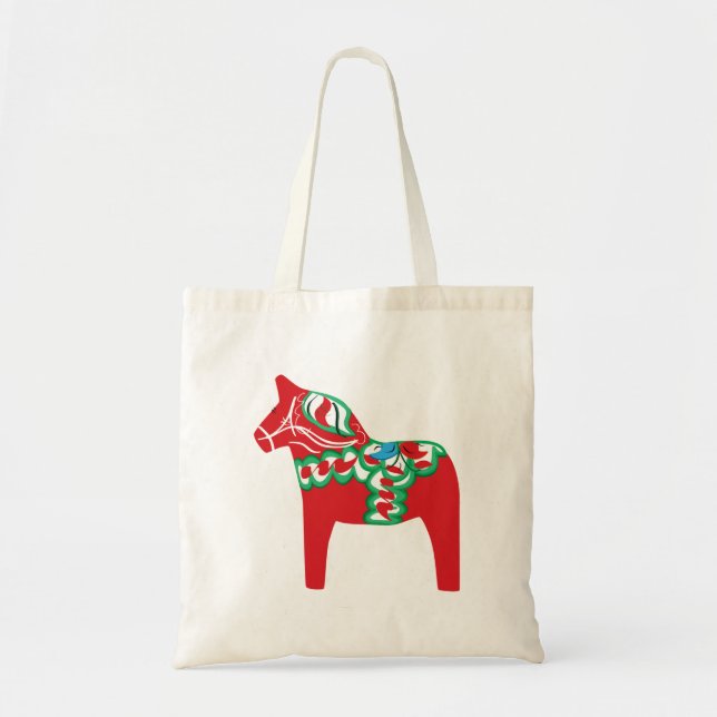 Bolsa sueca Dala Horse Tote (Frente)