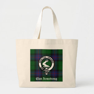 Bolsa Tartán-Tote Armstrong Family Crest