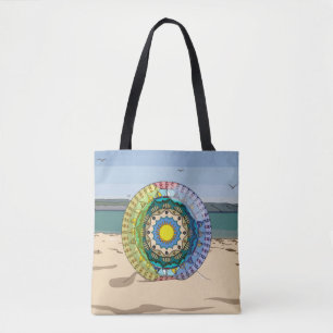 Bolsa todo-sobre-impresión de verano Sunshine
