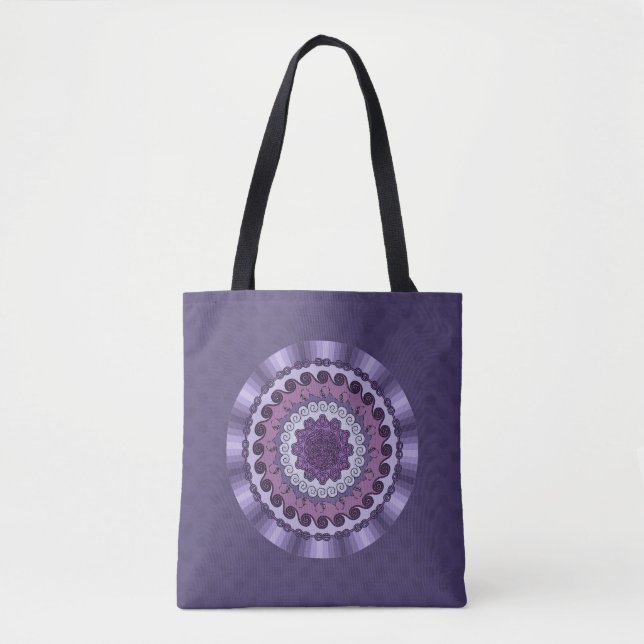 Bolsa todo-sobre-impresión de Wind Mandala (Anverso)