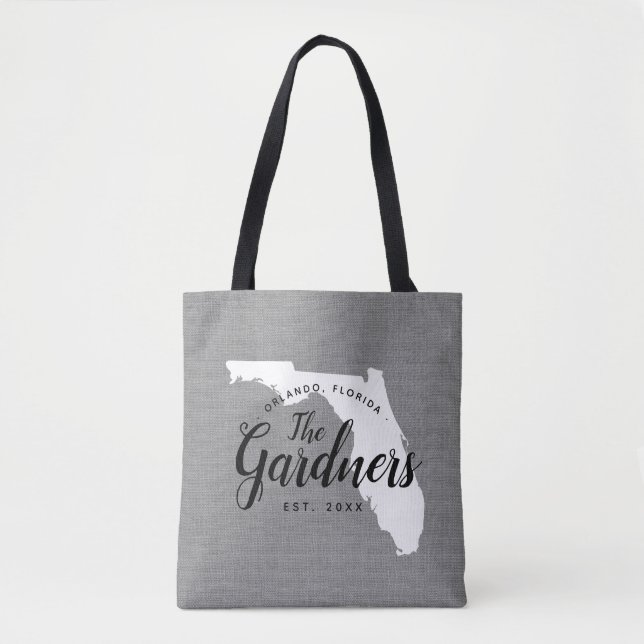 Bolsa Tog State Monograma de la familia Florida (Anverso)