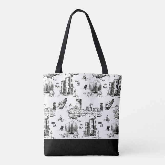 Bolsa Toile Colorblock Tote (Reverso)