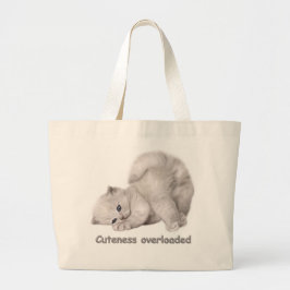 Bolsa Tot con Retrato de Gatito Adorable