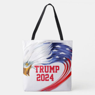 Bolsa Tote 2024 del águila estadounidense Trump