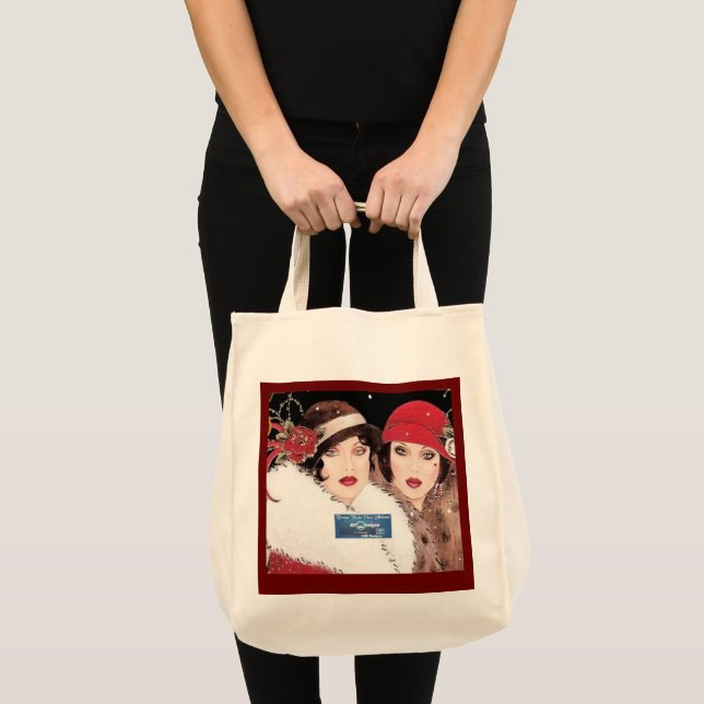Bolsa Tote 9 Burg(Winter Red 2) RFPMDesigns ©️2024 (Anverso (producto))