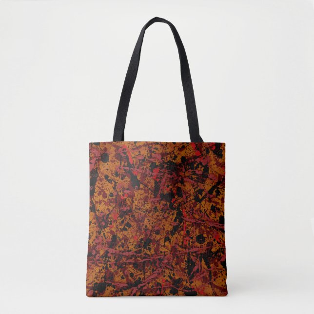 Bolsa tote abstracta Commotion No. 1 (Anverso)