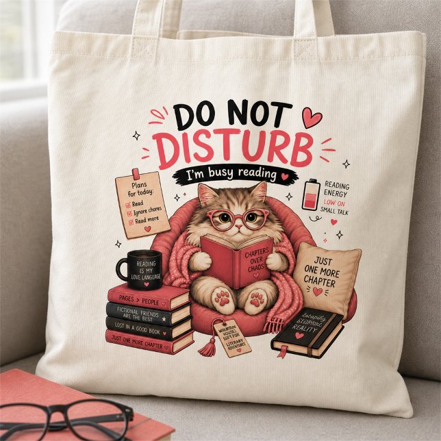 Bolsa tote adorable para amante de los libros Lect (Subido por el creador)