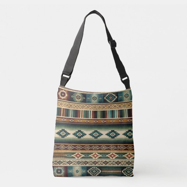 BOLSA TOTE AJUSTABLE "AGUACATE" - Estampado de Tej (Anverso)