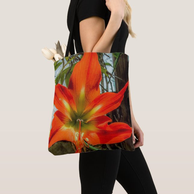 Bolsa Tote Amaryllis Primer Plano (Detalle)